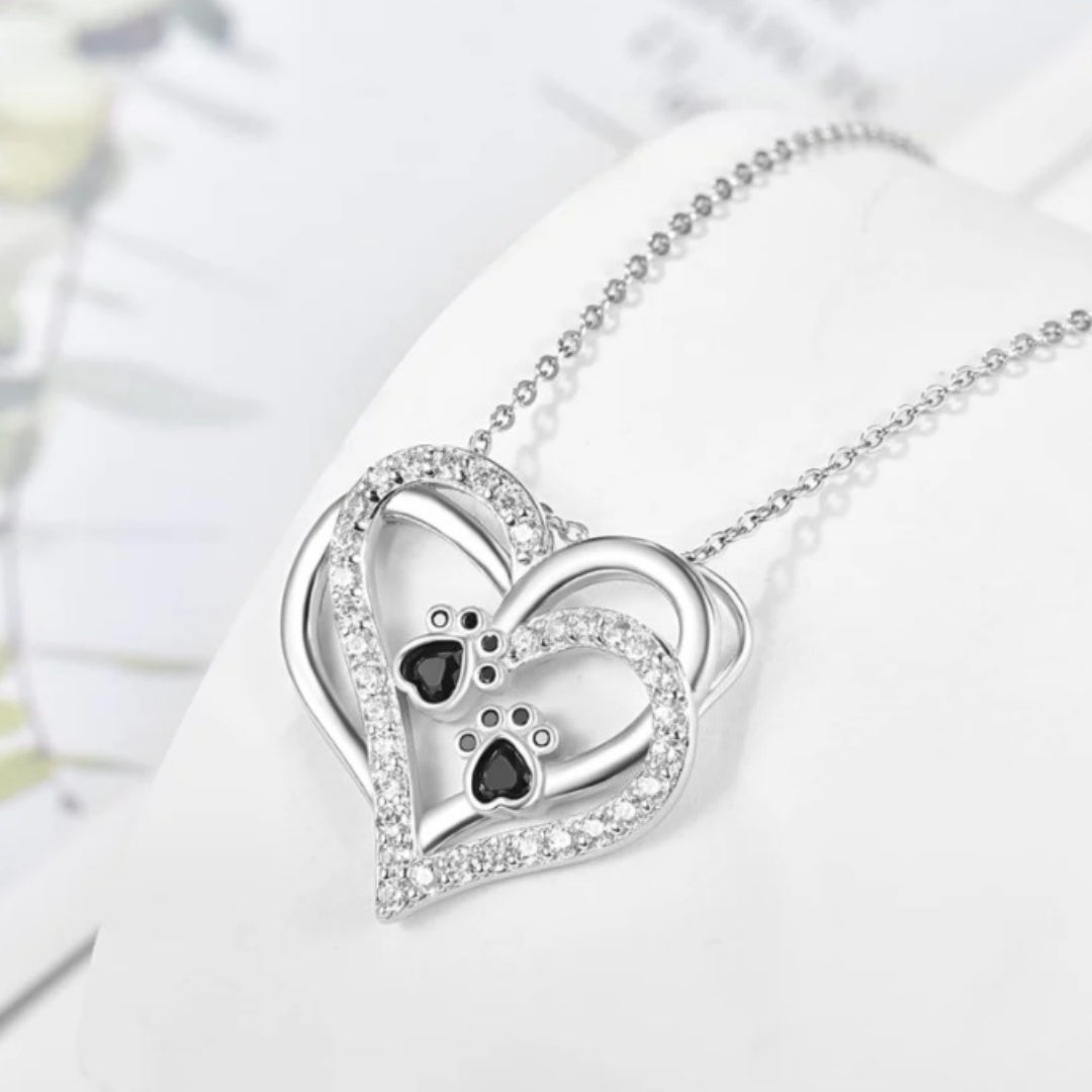 Paw Heart Pendant