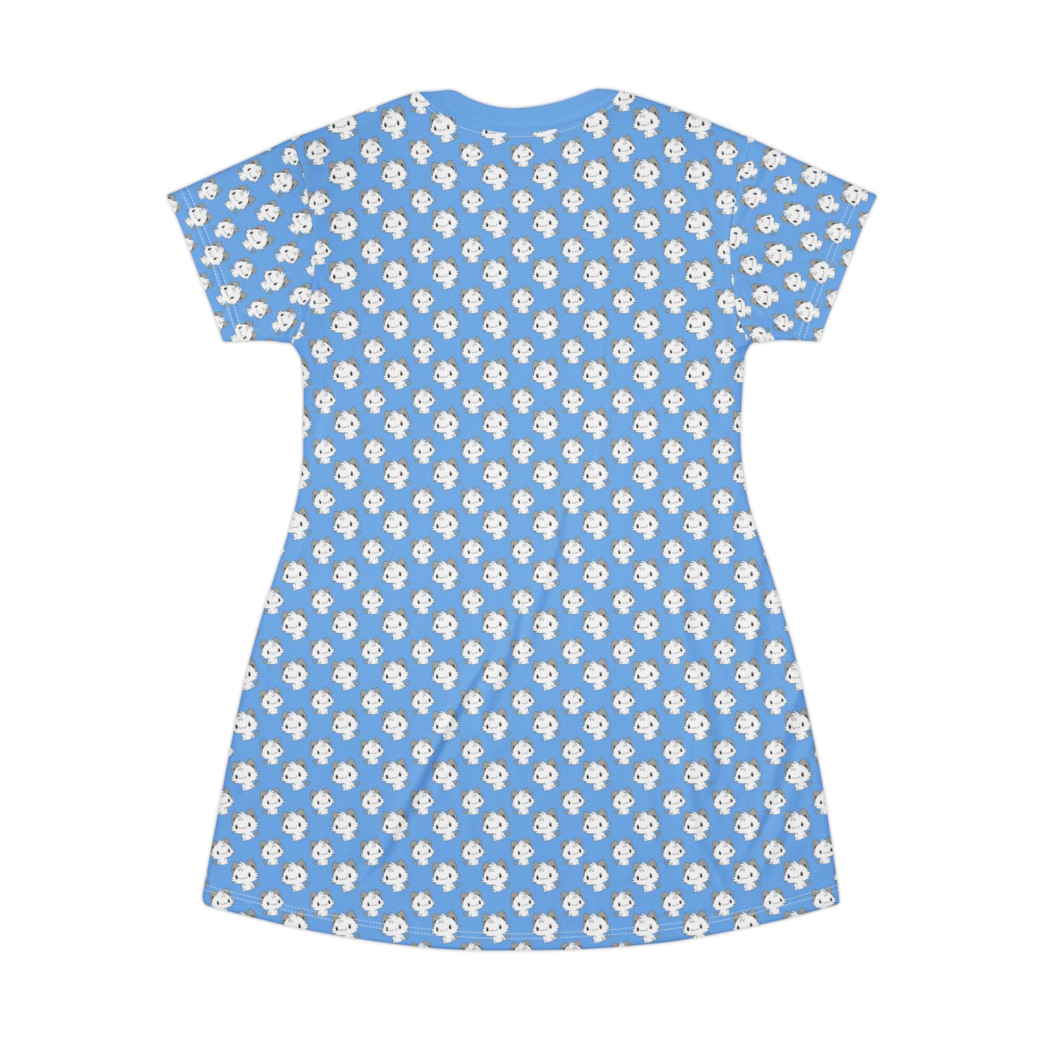 All-Over Print T-Shirt Dress