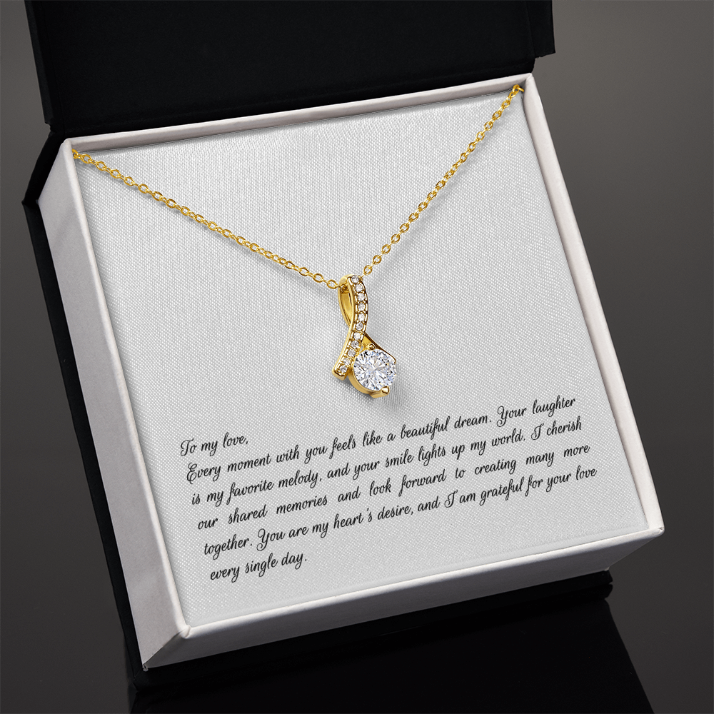 Alluring Beauty Necklace (Yellow & White Gold)